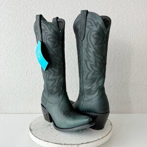Lane SMOKESHOW Emerald Green Cowboy Boots Western Tall Snip Toe Womens Size 9